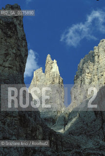 TRENTINO , (TRENTO) : CATINACCIO  - © 2002 Graziano Arici/Rosebud2 / GEO / MONTAGNA
