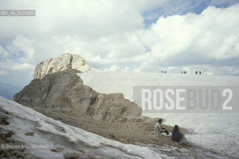 TRENTINO , (TRENTO) : MARMOLADA  - © 2002 Graziano Arici/Rosebud2 / GEO / MONTAGNA / NEVE / GHIACCIAIO