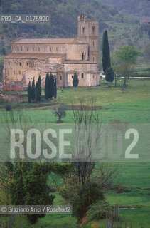 TOSCANA , (SIENA) ABBAZIA DI S.ANTIMO - © 2002 Graziano Arici/Rosebud2 / GEO / ARCHITETTURA / ROMANICO