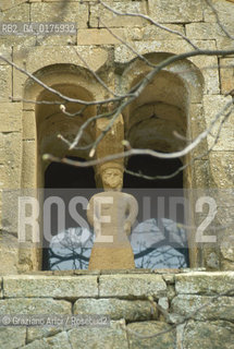 TOSCANA , PIENZA : PIEVE DI CORSIGNANO  - © 2002 Graziano Arici/Rosebud2 / GEO / ARCHITETTURA / RINASCIMENTO