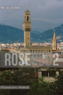 TOSCANA , FIRENZE : PANORAMA SU PALAZZO VECCHIO  - © 2002 Graziano Arici/Rosebud2 / GEO /