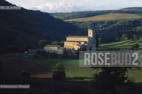 TOSCANA , (SIENA) ABBAZIA DI S.ANTIMO - © 2002 Graziano Arici/Rosebud2 / GEO / ARCHITETTURA / ROMANICO