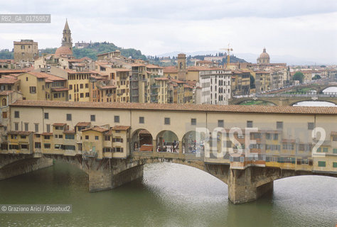 TOSCANA , FIRENZE : PONTE VECCHIO  - © 2002 Graziano Arici/Rosebud2 / GEO / FIUME ARNO