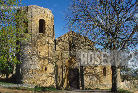 TOSCANA , PIENZA : PIEVE DI CORSIGNANO  - © 2002 Graziano Arici/Rosebud2 / GEO / ARCHITETTURA / RINASCIMENTO