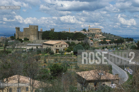 TOSCANA , (SIENA) : MONTALCINO - PANORAMA   - © 2002 Graziano Arici/Rosebud2 / GEO / VINO
