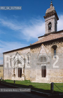 TOSCANA , (SIENA) S.QUIRICO DORCIA - LA COLLEGIATA - © 2002 Graziano Arici/Rosebud2 / GEO / ROMANICO