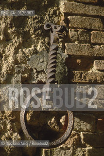 TOSCANA , PIENZA : PARTICOLARE  - © 2002 Graziano Arici/Rosebud2 / GEO / ARCHITETTURA / RINASCIMENTO