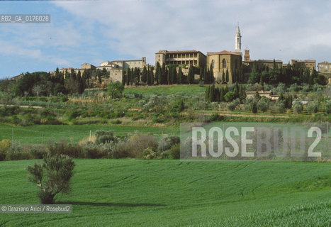 TOSCANA , PIENZA : PANORAMA  - © 2002 Graziano Arici/Rosebud2 / GEO / ARCHITETTURA / RINASCIMENTO