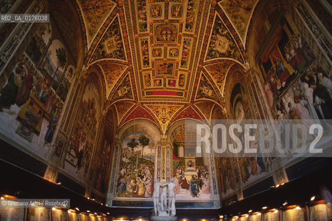 TOSCANA , SIENA : IL DUOMO - LIBRERIA PICCOLOMINI   - © 2002 Graziano Arici/Rosebud2 / GEO / ARCHITETTURA / GOTICO