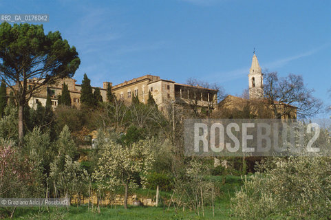TOSCANA , PIENZA : PANORAMA - © 2002 Graziano Arici/Rosebud2 / GEO / ARCHITETTURA / RINASCIMENTO
