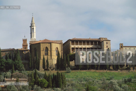 TOSCANA , PIENZA : PANORAMA - © 2002 Graziano Arici/Rosebud2 / GEO / ARCHITETTURA / RINASCIMENTO