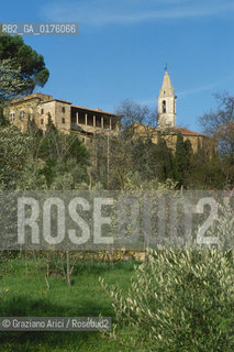 TOSCANA , PIENZA : PANORAMA  - © 2002 Graziano Arici/Rosebud2 / GEO / ARCHITETTURA / RINASCIMENTO