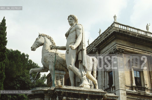 LAZIO, ROMA : CAMPIDOGLIO - DIOSCURI - © 1995 Graziano Arici/Rosebud2 / GEO / CAVALLO