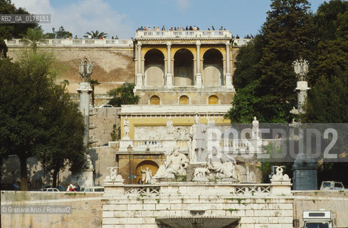 LAZIO, ROMA : LA TERRAZZA DEL PINCIO  - © 1995 Graziano Arici/Rosebud2 / GEO /