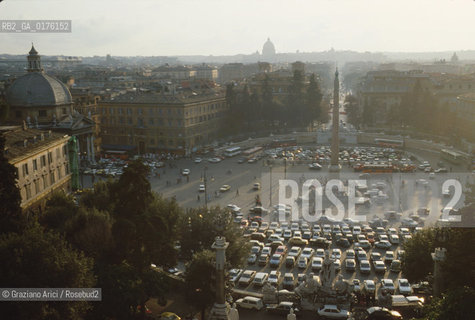 LAZIO, ROMA :PIAZZA DEL POPOLO DALLA TERRAZZA DEL PINCIO  - © 1995 Graziano Arici/Rosebud2 / GEO /