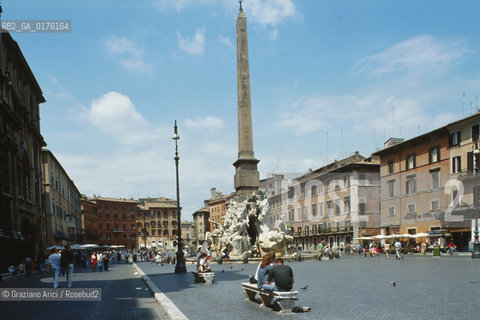 LAZIO, ROMA : PIAZZA NAVONA  - © 1995 Graziano Arici/Rosebud2 / GEO