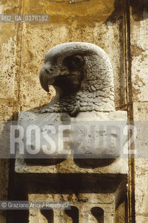 LAZIO, ROMA : VIA GIULIA - DECORAZIONE    - © 1995 Graziano Arici/Rosebud2 / GEO / MASCHERONE / AQUILA