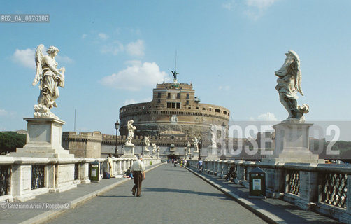 LAZIO, ROMA : PONTE E CASTEL S.ANGELO - © 1995 Graziano Arici/Rosebud2 / GEO /