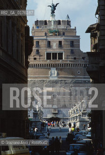 LAZIO, ROMA : PONTE E CASTEL S.ANGELO - © 1995 Graziano Arici/Rosebud2 / GEO /