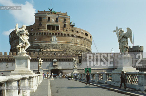 LAZIO, ROMA : PONTE E CASTEL S.ANGELO - © 1995 Graziano Arici/Rosebud2 / GEO /