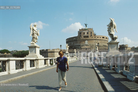 LAZIO, ROMA : PONTE E CASTEL S.ANGELO - © 1995 Graziano Arici/Rosebud2 / GEO /
