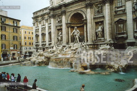 LAZIO, ROMA : FONTANA DI TREVI  - © 1995 Graziano Arici/Rosebud2 / GEO /