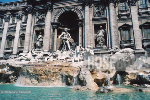 LAZIO, ROMA : FONTANA DI TREVI  - © 1995 Graziano Arici/Rosebud2 / GEO /