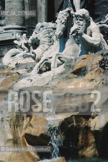 LAZIO, ROMA : FONTANA DI TREVI  - © 1995 Graziano Arici/Rosebud2 / GEO /
