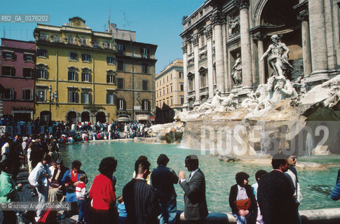 LAZIO, ROMA : FONTANA DI TREVI  - © 1995 Graziano Arici/Rosebud2 / GEO /