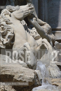 LAZIO, ROMA : FONTANA DI TREVI  - © 1995 Graziano Arici/Rosebud2 / GEO /