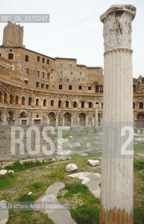 LAZIO, ROMA : MERCATI TRAIANEI E FORO DI AUGUSTO  - © 1995 Graziano Arici/Rosebud2 / GEO / ARCHEO