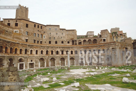 LAZIO, ROMA : MERCATI TRAIANEI E FORO DI AUGUSTO  - © 1995 Graziano Arici/Rosebud2 / GEO / ARCHEO