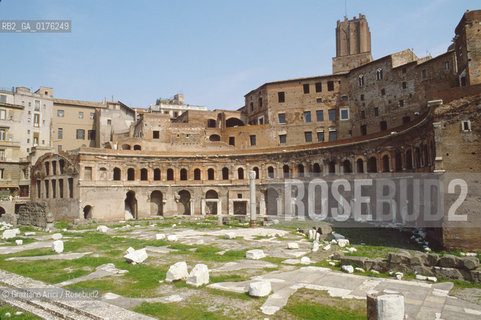 LAZIO, ROMA : MERCATI TRAIANEI E FORO DI AUGUSTO  - © 1995 Graziano Arici/Rosebud2 / GEO / ARCHEO