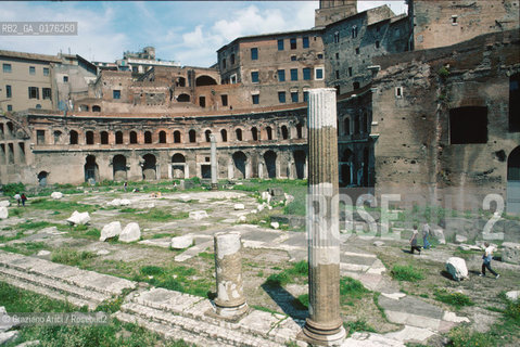 LAZIO, ROMA : MERCATI TRAIANEI E FORO DI AUGUSTO  - © 1995 Graziano Arici/Rosebud2 / GEO / ARCHEO