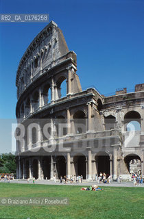 LAZIO, ROMA : COLOSSO  - © 1995 Graziano Arici/Rosebud2 / GEO / ARCHEO / ANFITEATRO