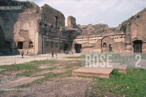 LAZIO, ROMA :TERME DI CARACALLA   - © 1995 Graziano Arici/Rosebud2 / GEO / ARCHEO /