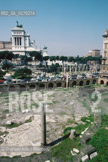 LAZIO, ROMA : MERCATI TRAIANEI E FORO DI AUGUSTO   - © 1995 Graziano Arici/Rosebud2 / GEO / ARCHEO /