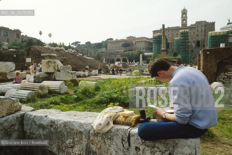 LAZIO, ROMA :  FORO ROMANO   - © 1995 Graziano Arici/Rosebud2 / GEO / ARCHEO /
