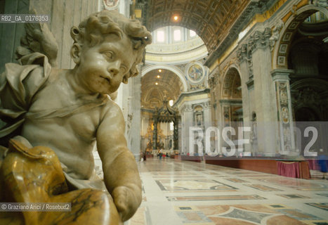LAZIO, ROMA, VATICANO :  BASILICA DI S.PIETRO  - © 1995 Graziano Arici/Rosebud2 / GEO / CHIESA