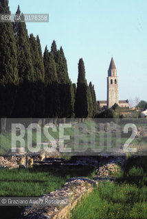 FRIULI, AQUILEIA  (UDINE) : BASILICA E SCAVI -  © 2002 Graziano Arici/Rosebud2 / GEO / ARCHEO /