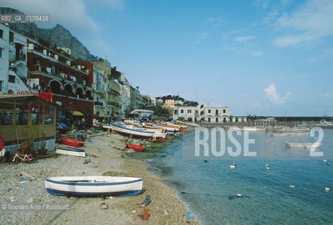 CAMPANIA  (NAPOLI) CAPRI : MARINA GRANDE     - © 2002 Graziano Arici/Rosebud2 / GEO