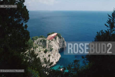 CAMPANIA  (NAPOLI) CAPRI :LA VILLA MALAPARTE   - © 2002 Graziano Arici/Rosebud2 / GEO / ARCHITETTURA / MODERNA