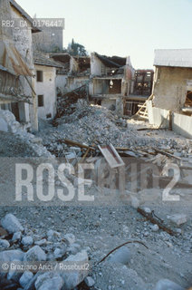 FRIULI-VENEZIA GIULIA,  GEMONA :ROVINE DOPO IL TERREMOTO   - © 1980 Graziano Arici/Rosebud2 / GEO
