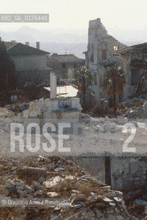 FRIULI-VENEZIA GIULIA,  GEMONA :ROVINE DOPO IL TERREMOTO   - © 1980 Graziano Arici/Rosebud2 / GEO