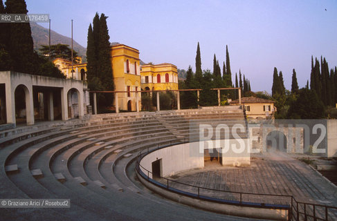 LOMBARDIA,  (BRESCIA) GARDONE RIVIERA: IL VITTORIALE DEGLI ITALIANI - IL TEATRO - © 1980 Graziano Arici/Rosebud2 / GEO / GABRIELE DANNUNZIO
