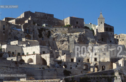 BASILICATA,  MATERA : I SASSI     - © 2002 Graziano Arici/Rosebud2 / GEO / ABITAZIONI RUPESTRE