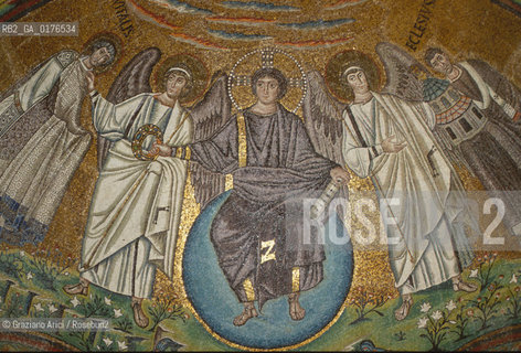 EMILIA-ROMAGNA,  RAVENNA : S.VITALE   - © 2002 Graziano Arici/Rosebud2 / GEO / BIZANTINA / CHIESA / MOSAICI