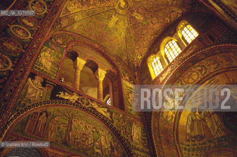 EMILIA-ROMAGNA,  RAVENNA : S.VITALE   - © 2002 Graziano Arici/Rosebud2 / GEO / BIZANTINA / CHIESA / MOSAICI