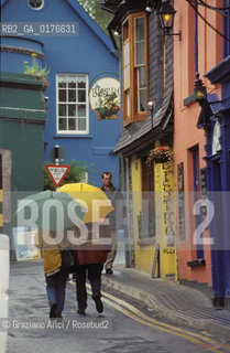 IRLANDA (MUNSTER) CORK :  STRADA DEL CENTRO A KINSALE   -©Graziano Arici/Rosebud2 / GEO / OMBRELLO