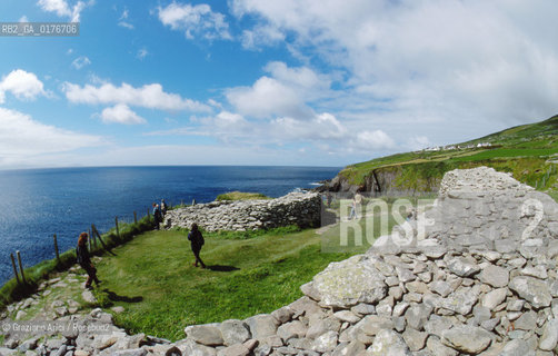 IRLANDA (KERRY) SLEA HEAD : DUNBEG FORT - © 2002 Graziano Arici/Rosebud2 / GEO /  MONUMENTO MEGALITICO